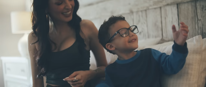 Mother and son